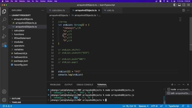 Typescript For Beginners | Arrays and Objects | Hindi/Urdu смотреть онлайн