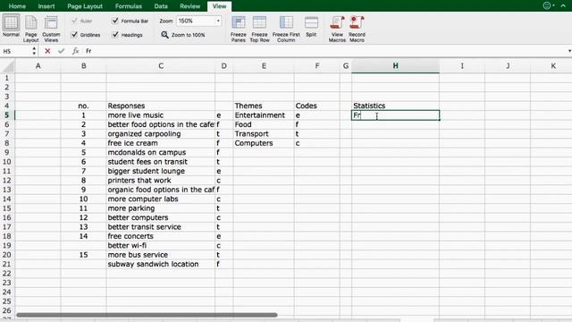 Part 2: Using Excel for Open-ended Question Data Analysis смотреть онлайн