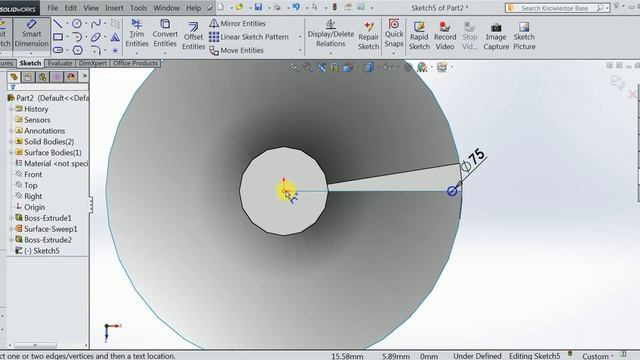 Solidworks tutorial Spiral staircase смотреть онлайн