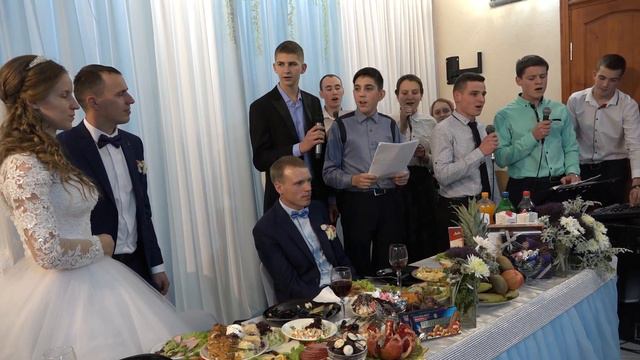 Наша свадьба Вадим и Светлана. Поет молодежь г. Ирпень. смотреть онлайн