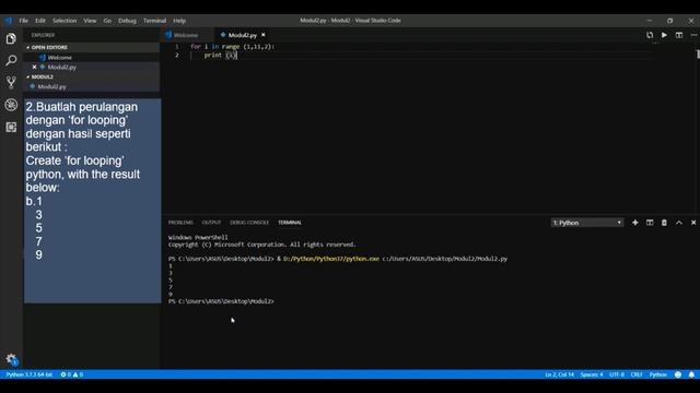 [ALPRO] Video Quiz Modul 2 - Looping & Conditioning for Python смотреть онлайн