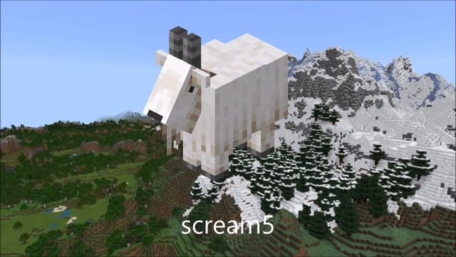 Minecraft 1.17 - All Goat Sounds (Updated Version) смотреть онлайн