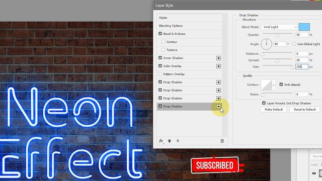 Create Editable NEON Text Effects in Photoshop смотреть онлайн