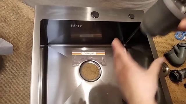 Распаковка — Мойка кухонная Gerhans K35050B смотреть онлайн