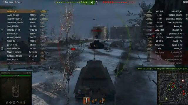 World of Tanks Common Test 0.9.8-Часть 1[E-100] смотреть онлайн