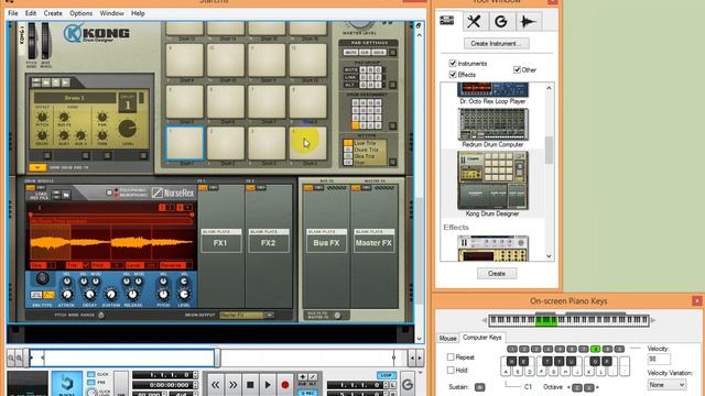 KONG CHOP на Propellerheads Reason 5 - лучше любого AKAI MPC смотреть онлайн