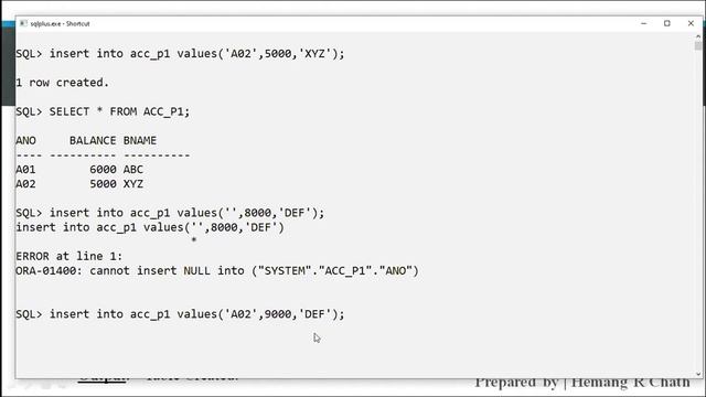 PRIMARY KEY Constraint | Differentiate NOT NULL and UNIQUE | Differentiate PRIMARY KEY and UNIQU смотреть онлайн