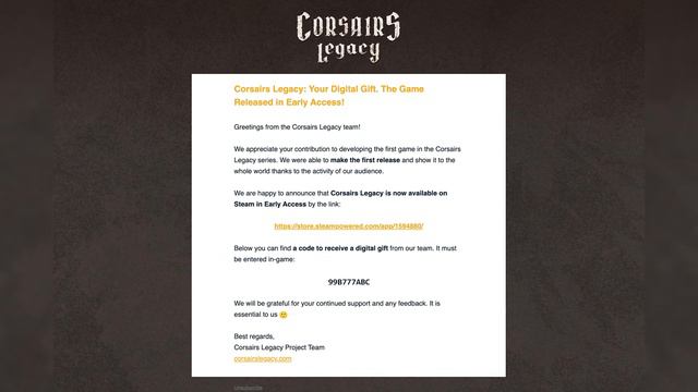 Corsairs Legacy is Now Available on Steam! Development Blog #26 / Historical Pirate Simulator смотреть онлайн