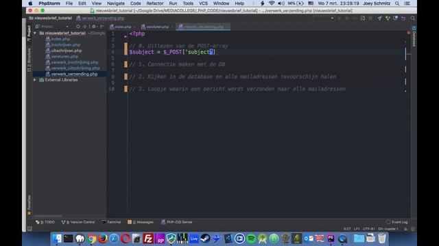 PHP P3L2 - Mailen met een while-loop (PHP & MySQL) смотреть онлайн