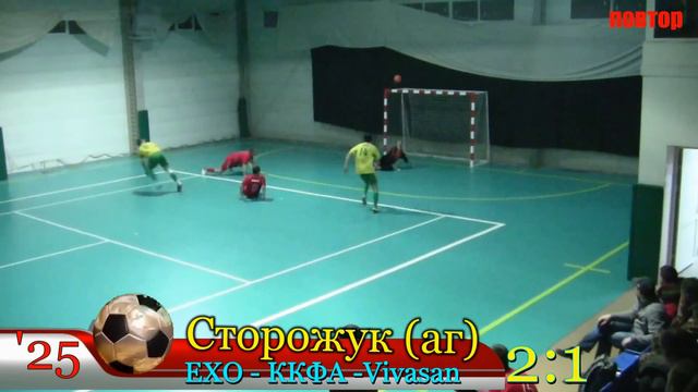 МФК «Ехо» – «ККФА-Vivasan» – 5:3 (10:7) ФІНАЛ (15.02.2015) Кубок Дивізіон 4 смотреть онлайн