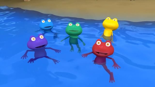 Chú Ếch Ộp - Nhạc Thiếu Nhi Hoạt Hình Vui Nhộn, ếch Xanh, ếch Vàng, ếch đỏ