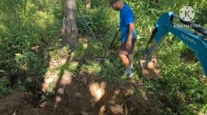 Нашли залежи латуни . Коп металла экскаватором.