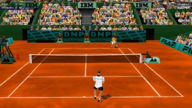 Roland Garros 1998 PC - Gameplay / Exhibition / Alesi vs Gombas (Download Link in Description) смотреть онлайн