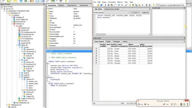 intro pgadmin&SQL смотреть онлайн