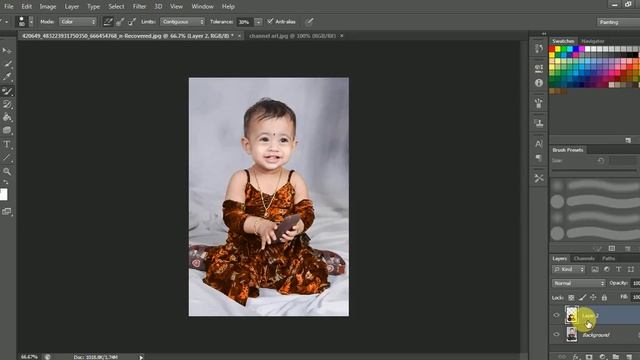 photoshop cs6 tutorial 11 (How How to use color replacement tool in photoshop) смотреть онлайн