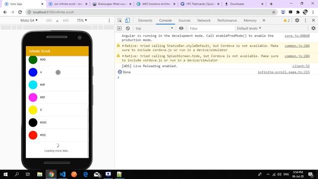 Ionic 5 - 10 Infinite Scroll смотреть онлайн