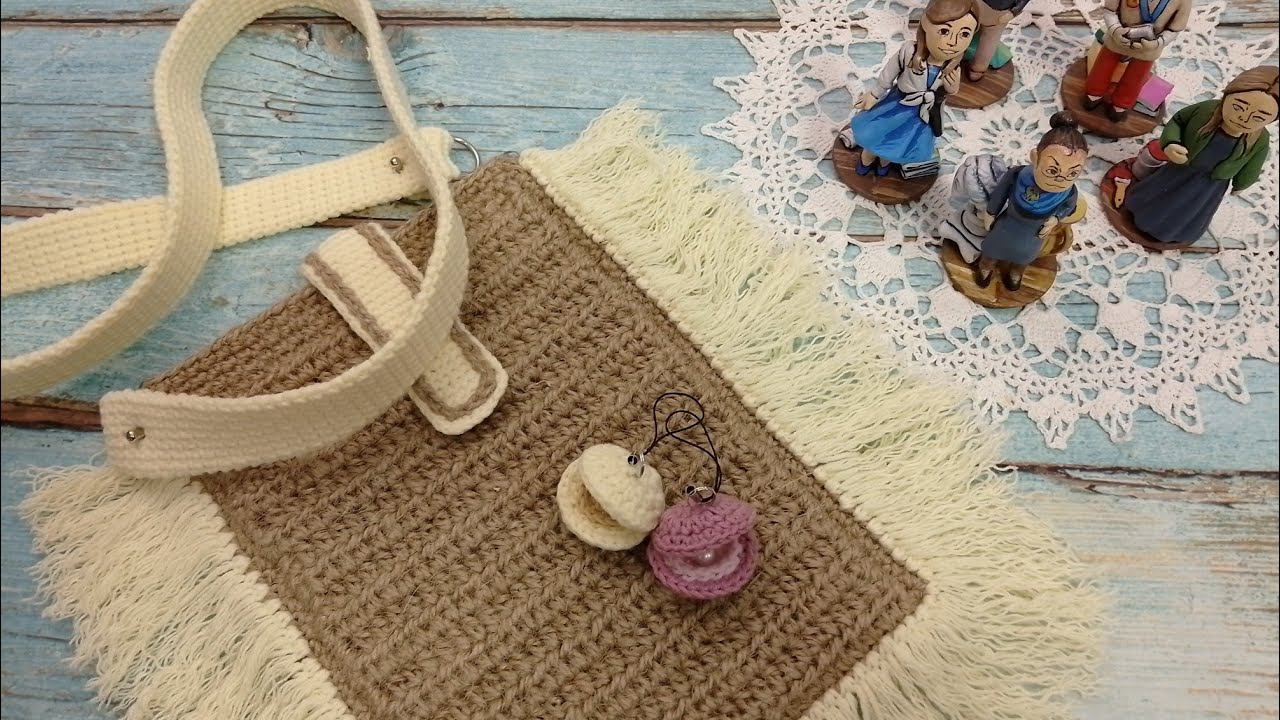 Влог. Сумка с бахромой / шляпка летняя / брелки / авторские куклы. смотреть онлайн