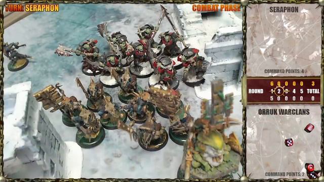 AoS 3 | Seraphon vs Orruk Warclans - Warhammer: Age of Sigmar Battle Report смотреть онлайн
