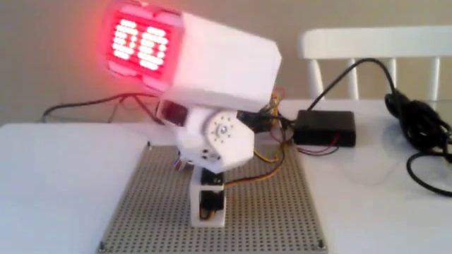 Robot eyes with Arduino, LED matrix and MAX7219 смотреть онлайн