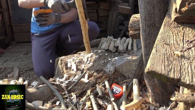 WOODWORK: Greenhouse poles for garden food growing, Fiskars x10! /4K смотреть онлайн