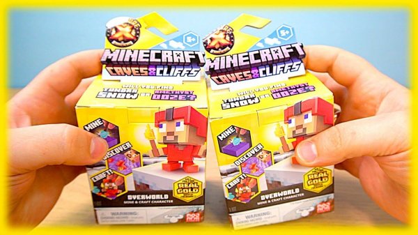 Treasure X Minecraft Overworld распаковка