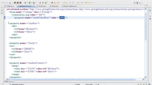 Spring Framework Tutorial Session 2 Basic Bean Wiring - Spring смотреть онлайн