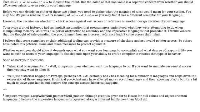Why most "well-known" imperative/OO languages allow unchecked access to types that can represent... смотреть онлайн