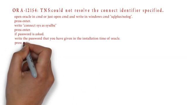 ORA-12154: TNS:could not resolve the connect identifier specified. смотреть онлайн