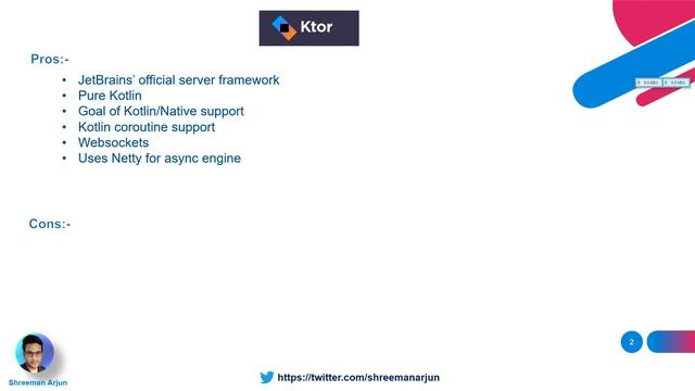 Ktor Web Framework : Pros And Cons смотреть онлайн