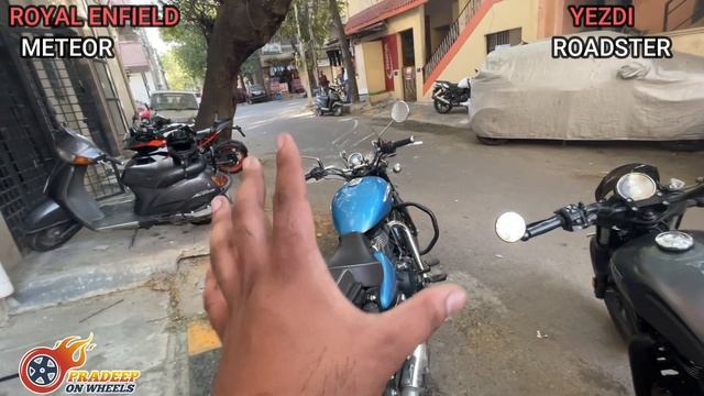 Yezdi Roadster vs Royal Enfield Meteor - Comparison Review | Which is better ? Features , power смотреть онлайн