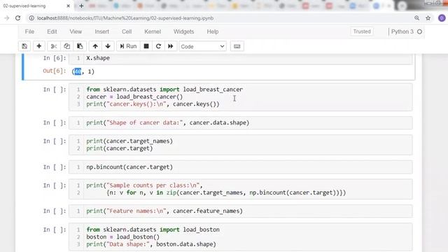 Overview of Forge dataset Wave dataset Breast cancer dataset and Boston housing dataset смотреть онлайн