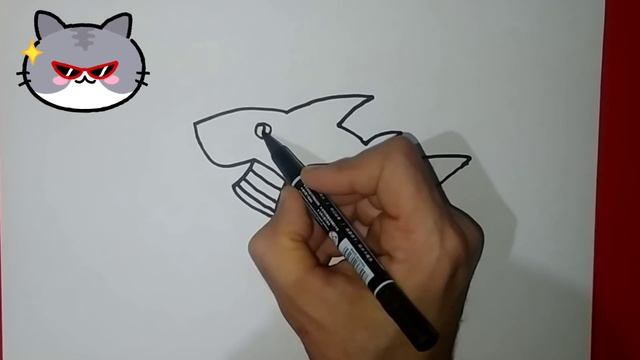 How to draw a shark for kids /Как нарисовать акулу детям смотреть онлайн