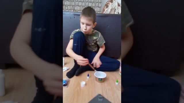 как сделать домашний слайм самый лучший и быстрый способ от Ильи смотреть онлайн