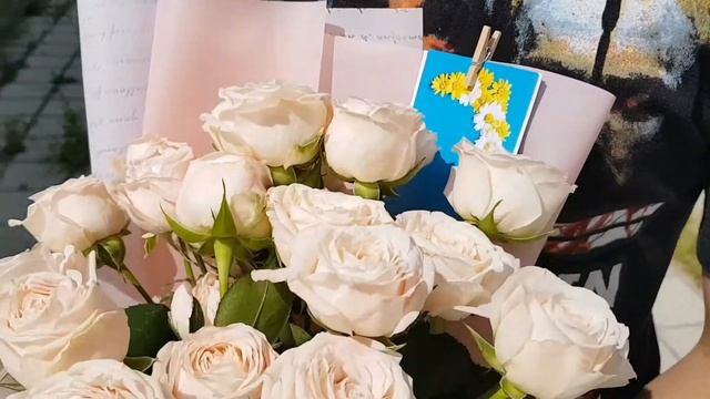 Букет из кустовой розы Неженка - Www.dobro34.ru