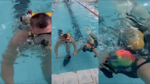 Она ответила «ОК!»: в Речице бывший воспитанник «Скифа» сделал предложение под водой смотреть онлайн