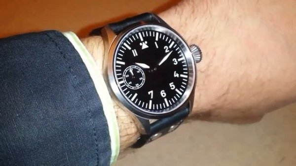 Часы пилота - Corgeut Pilot watch с AliExpress дешевле 60 евро