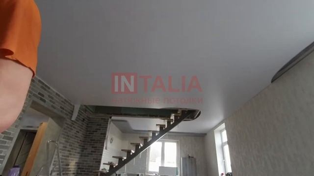 Монтаж двухуровневого натяжного потолка. смотреть онлайн