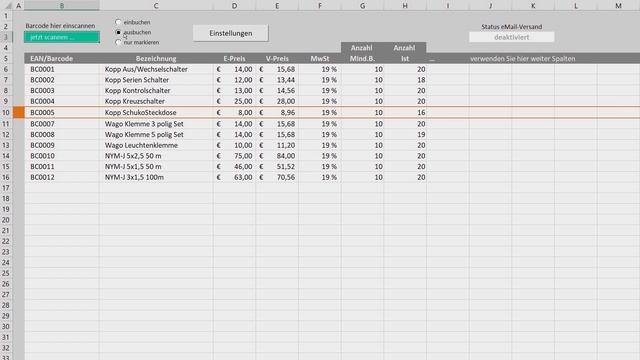 Intelligente Lagerverwaltung mit Excel смотреть онлайн