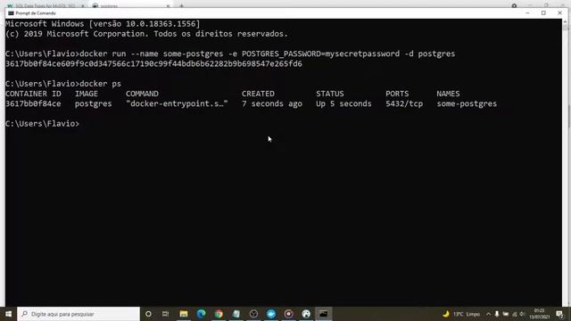 Iniciar banco de dados com docker (postgres) смотреть онлайн