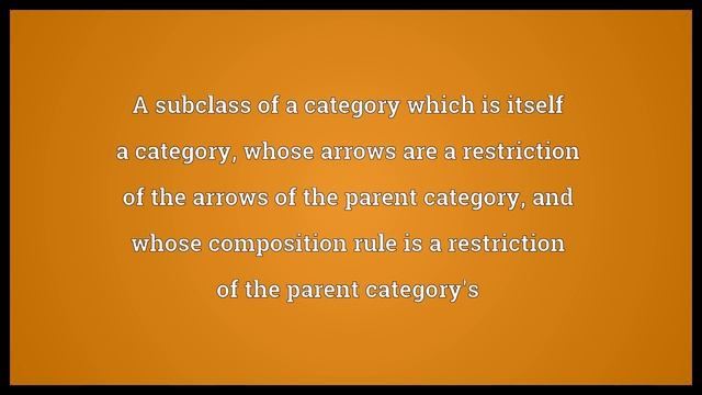 Subcategory Meaning смотреть онлайн