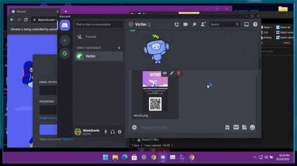 Discord QR Code Scam Image  Generator