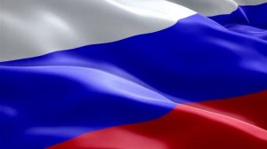 Stock Video Footage Видеофон футаж флаг России (триколор) 1080p