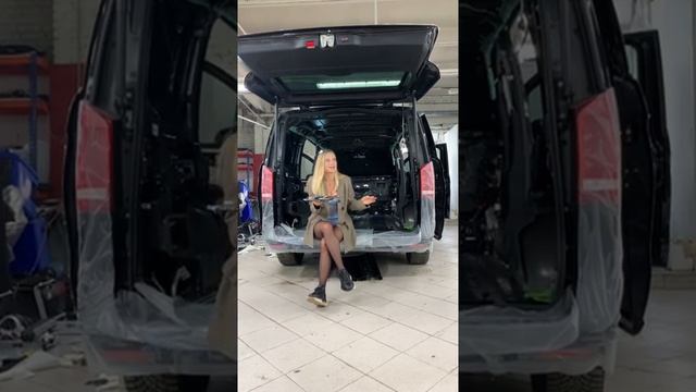 Шумоизоляция тотальная идеальная на примере V-class, Vito W447 смотреть онлайн