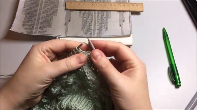 Вяжем красивый свитер с круглой кокеткой и азиатским ростком .МК. Часть 1 смотреть онлайн