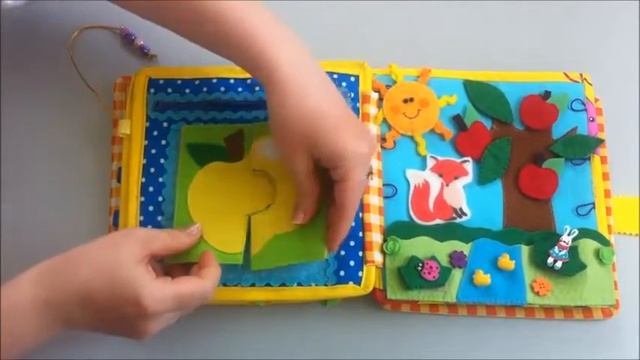 Развивающая книжка из фетра для Дашеньки смотреть онлайн
