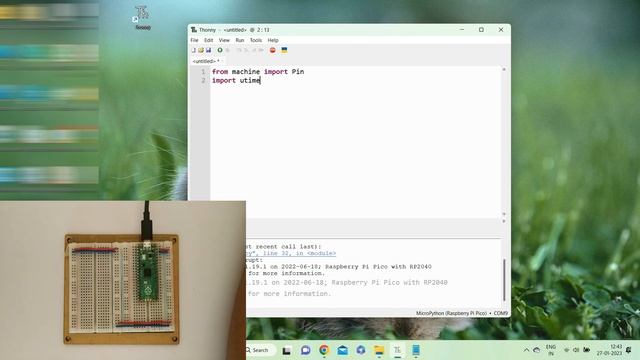 How to setup a Raspberry Pi Pico and code with Thonny смотреть онлайн