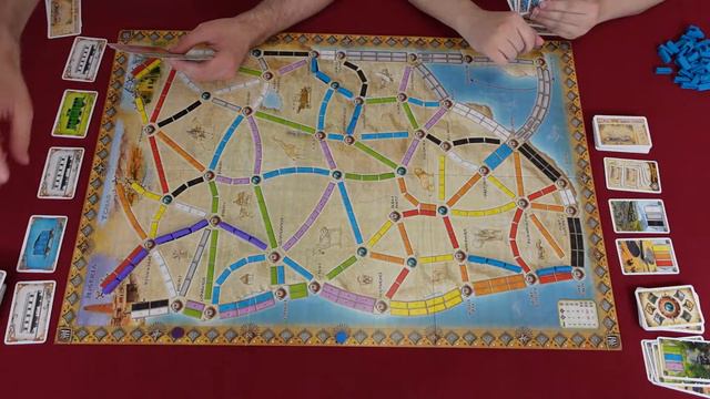 Ticket To Ride: The Heart Of Africa Game Play 1