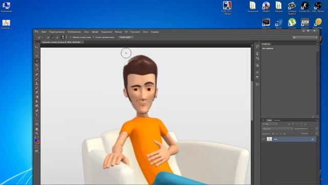 Как изменять свое лицо корректировать и менять его цвет а в программе adobe photoshop cs6 смотреть онлайн