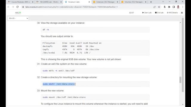 182-AWS reStar [JAWS]-Lab-Working with Amazon EBS - Anand K смотреть онлайн