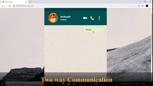 Whatsapp chat clone App | Mini Project Using HTML, CSS, Jquery, Node Js смотреть онлайн